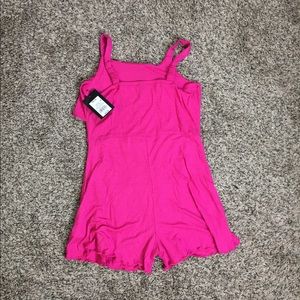 Art Class Romper Magenta M(7/8)